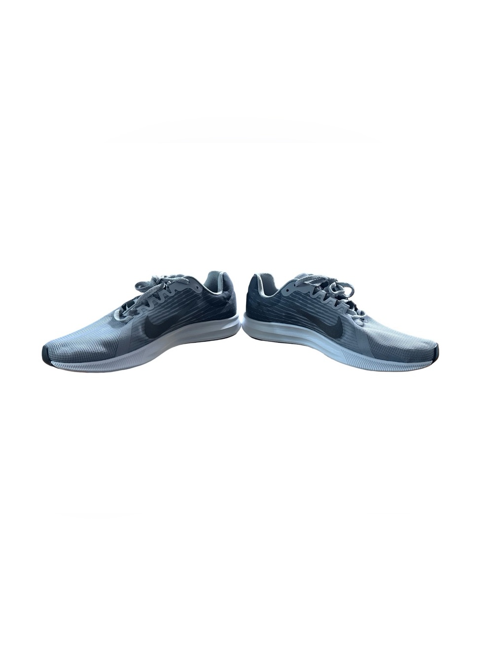 Nike Men’s Gray and White Athletic Running Shoes
